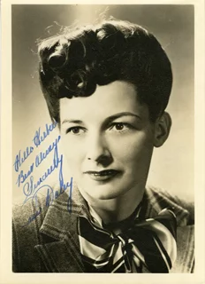 Cass Daley autograph