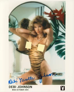 Debi Nicolle Johnson autograph