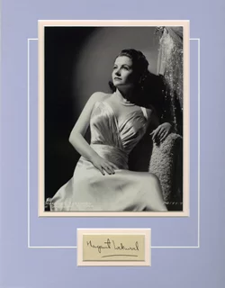 Margaret Lockwood autograph