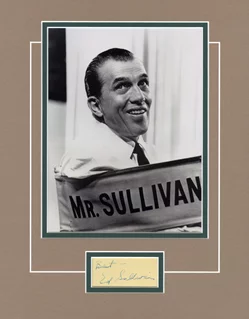 Ed Sullivan autograph
