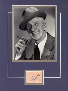 Jimmy Durante autograph