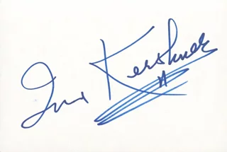 Irvin Kershner autograph