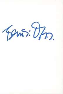 Benicio Del Toro autograph
