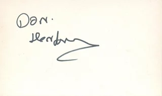 Don Henderson autograph