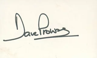 Dave Prowse autograph