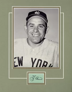 Yogi Berra autograph
