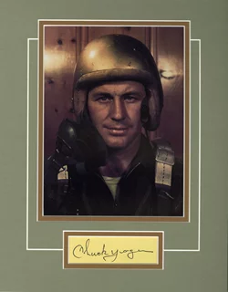 Chuck Yeager autograph