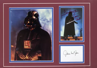 Darth Vader autograph