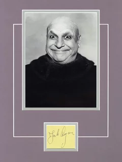 Jackie Coogan autograph