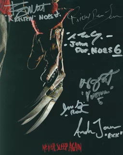 A Nightmare on Elm Street autograph