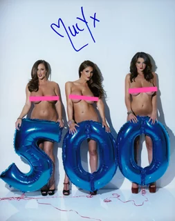 Lucy Pinder autograph