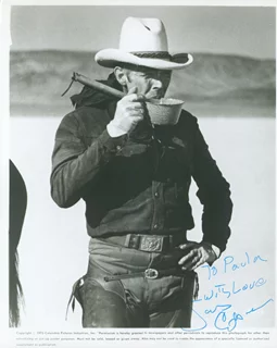 James Coburn autograph