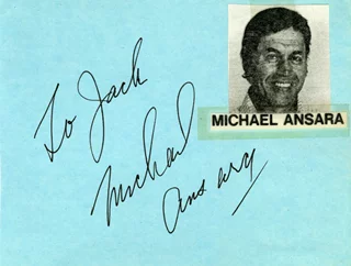 Michael Ansara autograph