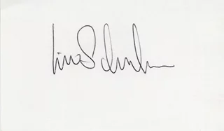 Liev Schreiber autograph
