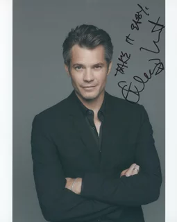 Timothy Olyphant autograph
