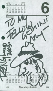 Robert Englund autograph