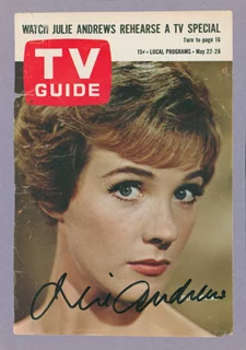 Julie Andrews autograph