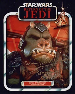 Simon Williamson autograph