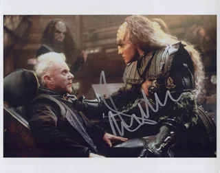 Malcolm McDowell autograph