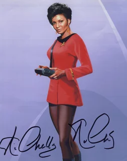 Nichelle Nichols autograph