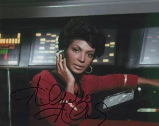 Nichelle Nichols autograph