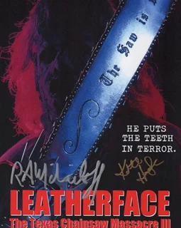 Leatherface: The Texas Chainsaw Massacre III autograph