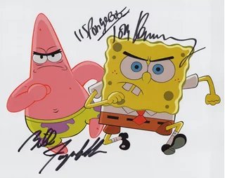 SpongeBob SquarePants autograph