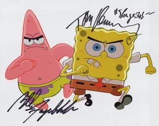 SpongeBob SquarePants autograph