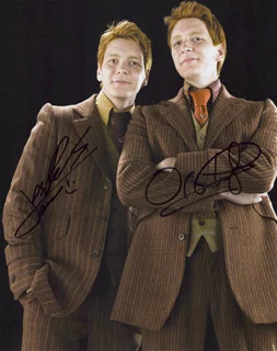 James & Oliver Phelps autograph