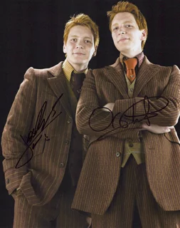 James & Oliver Phelps autograph
