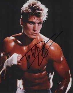 Dolph Lundgren autograph