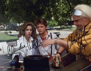 Back to the Future autograph