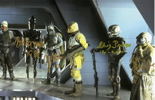 Star Wars Bounty Hunters autograph