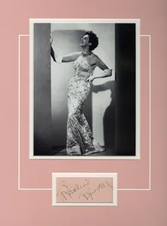 Rosalind Russell autograph