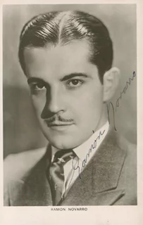 Ramon Novarro autograph