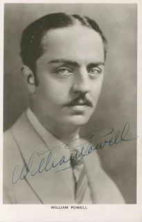 William Powell autograph