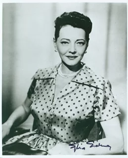 Sylvia Sidney autograph