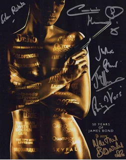 James Bond autograph