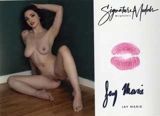 Jay Marie autograph