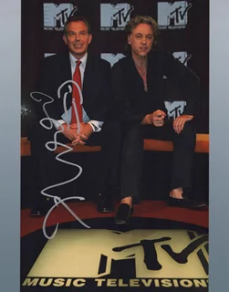 Bob Geldof autograph