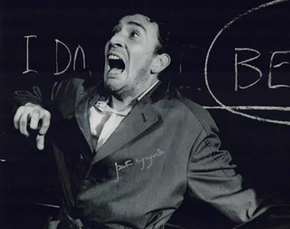 Peter Wyngarde autograph