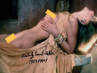 Kimberly Hefner autograph