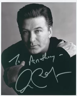 Alec Baldwin autograph