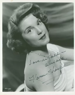 Karen Sharpe autograph