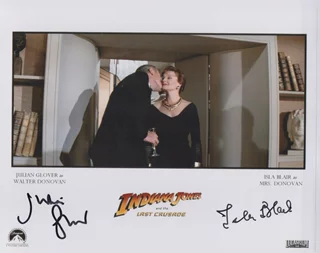 Indiana Jones and The Last Crusade autograph