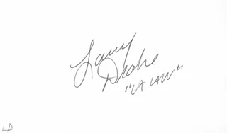 Larry Drake autograph
