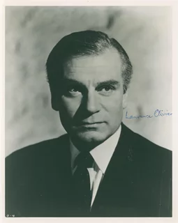 Laurence Olivier autograph