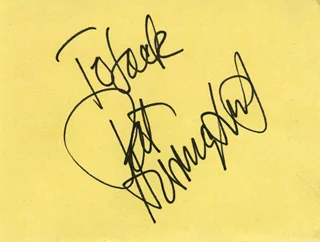 Pat Harrington autograph
