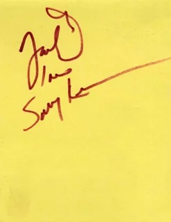 Sally Kellerman autograph