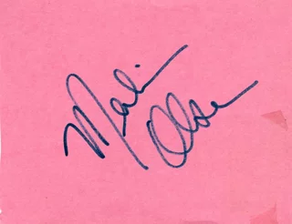 Merlin Olsen autograph